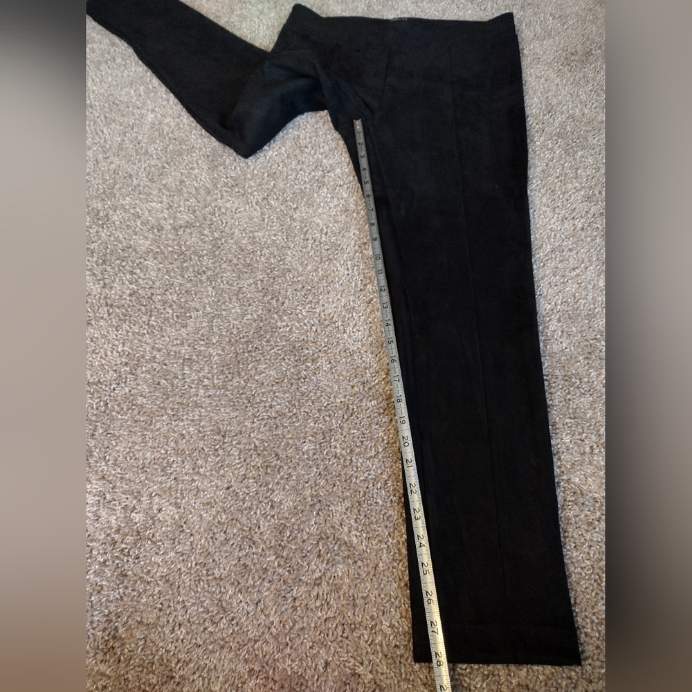 Andrew Marc Faux Suede Micro suede Pants Women's Medium - Picture 5 of 8